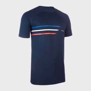 Tricou Rugby Replică Franța Albastru Copii