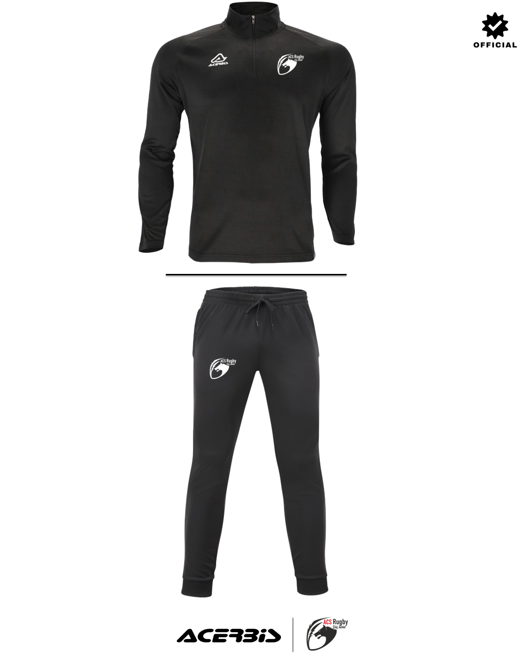 Trening de antrenament cu fermuar scurt Acerbis - ACS Rugby Cluj Junior